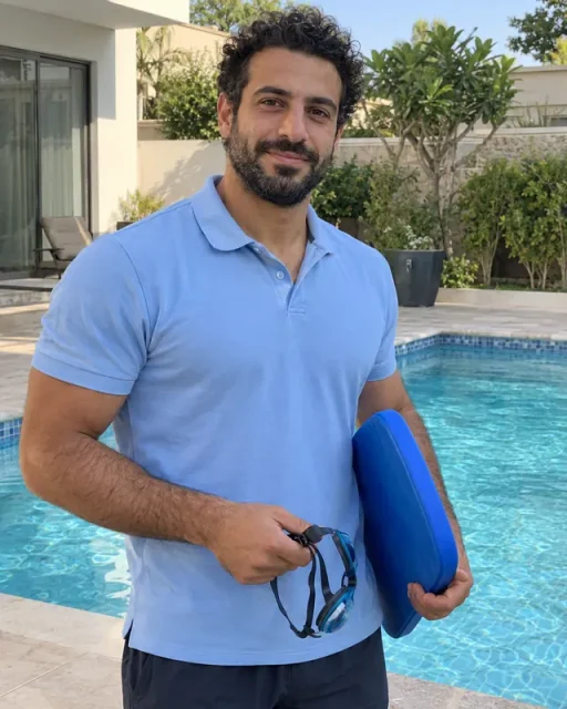 Karim, swimming coach in Dubai